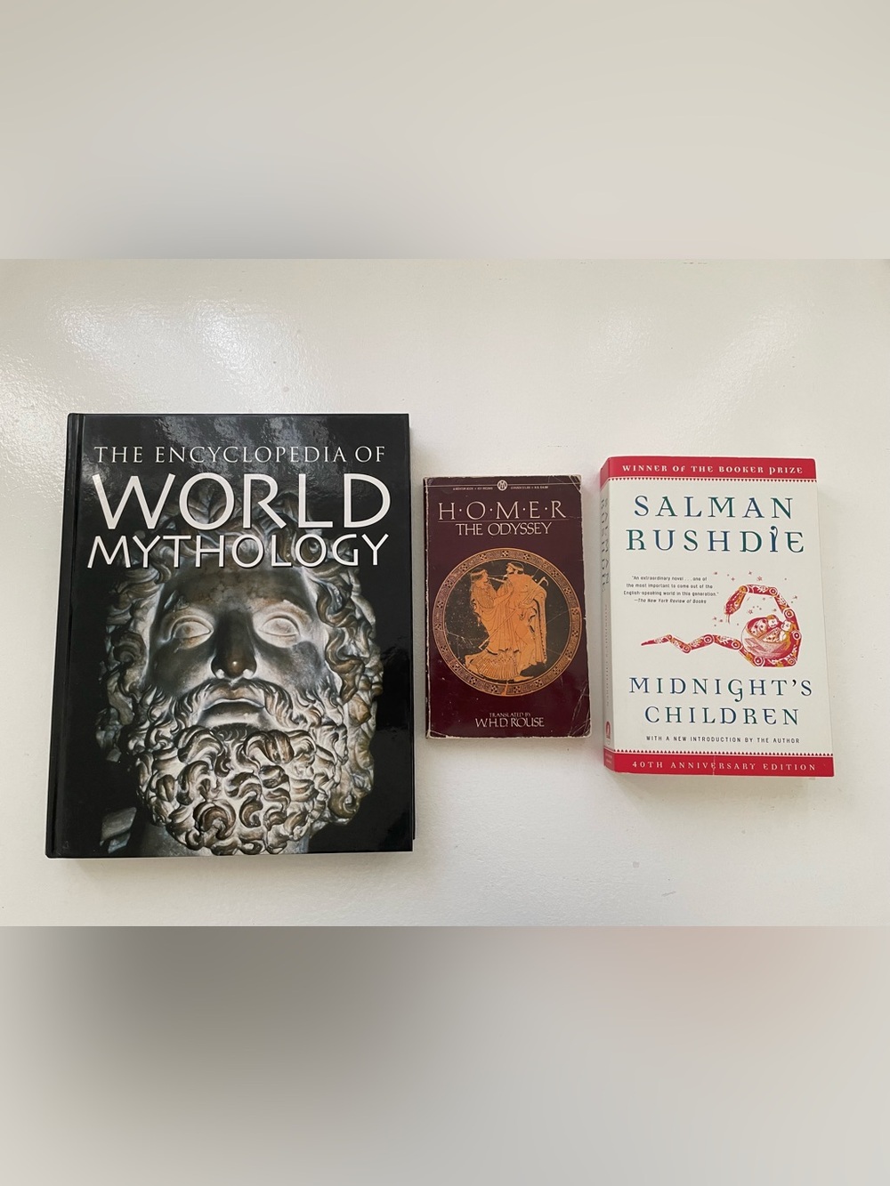 The Odyssey By Homer, Salman Rushdie, World Mythology Book Bundle